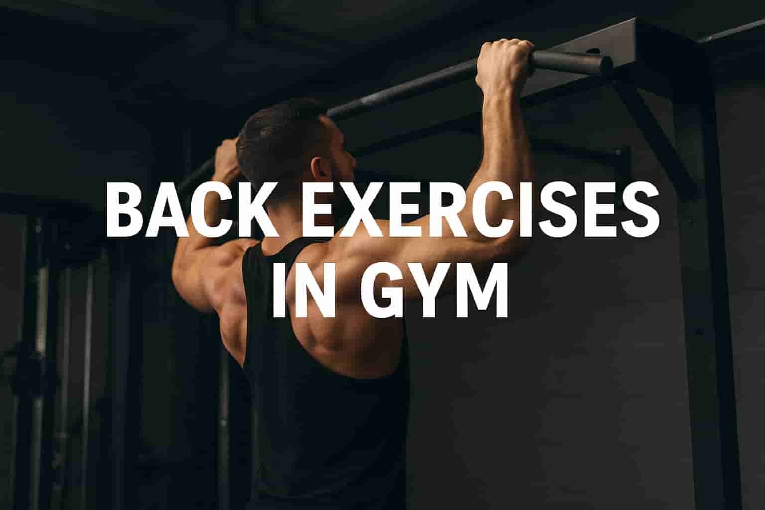 Back Exercises in Gym