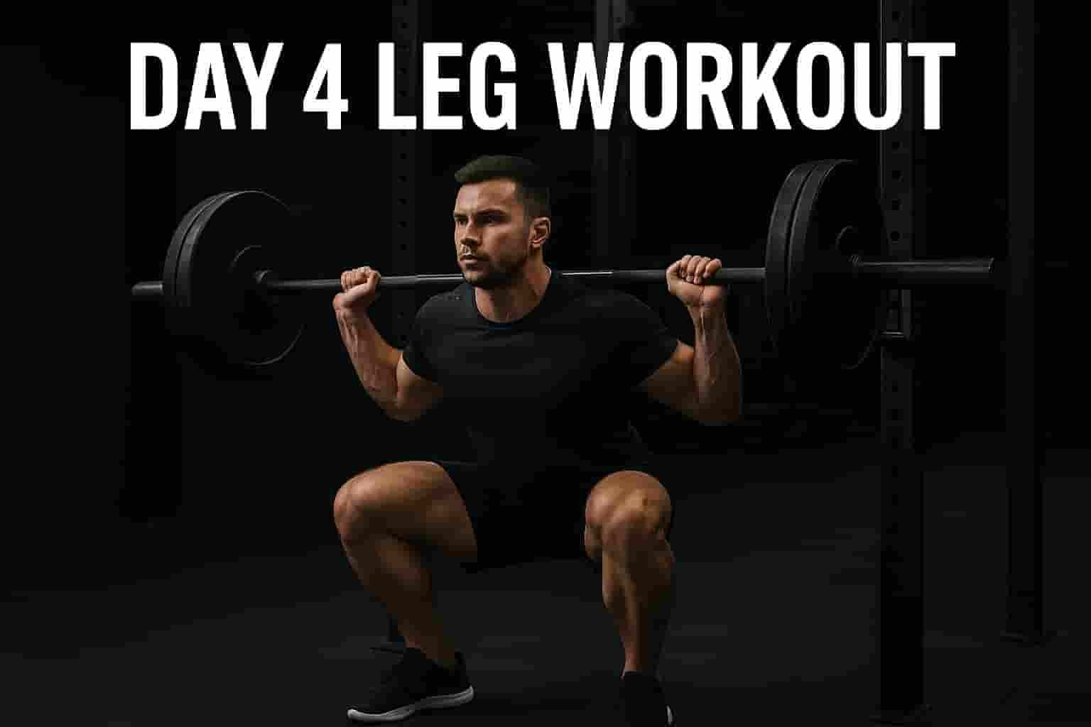 Day 4 Leg Workout Exercises – Quads, Hamstrings & Calves Training Guide ...