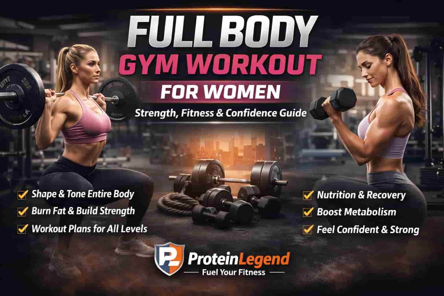 Full Body Gym Workout for Women