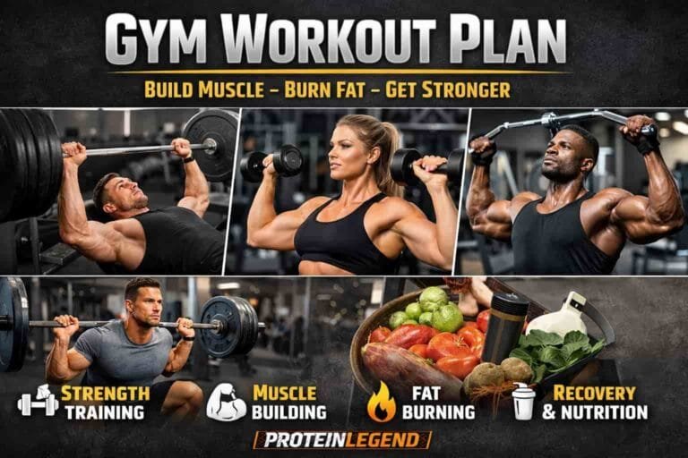 Workout Routine For Muscle Growth Gym Workout Plan for Muscle Gain, Strength & Fat Loss | Complete Gym ...