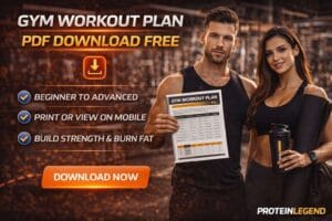 Gym Workout Plan PDF Download Free