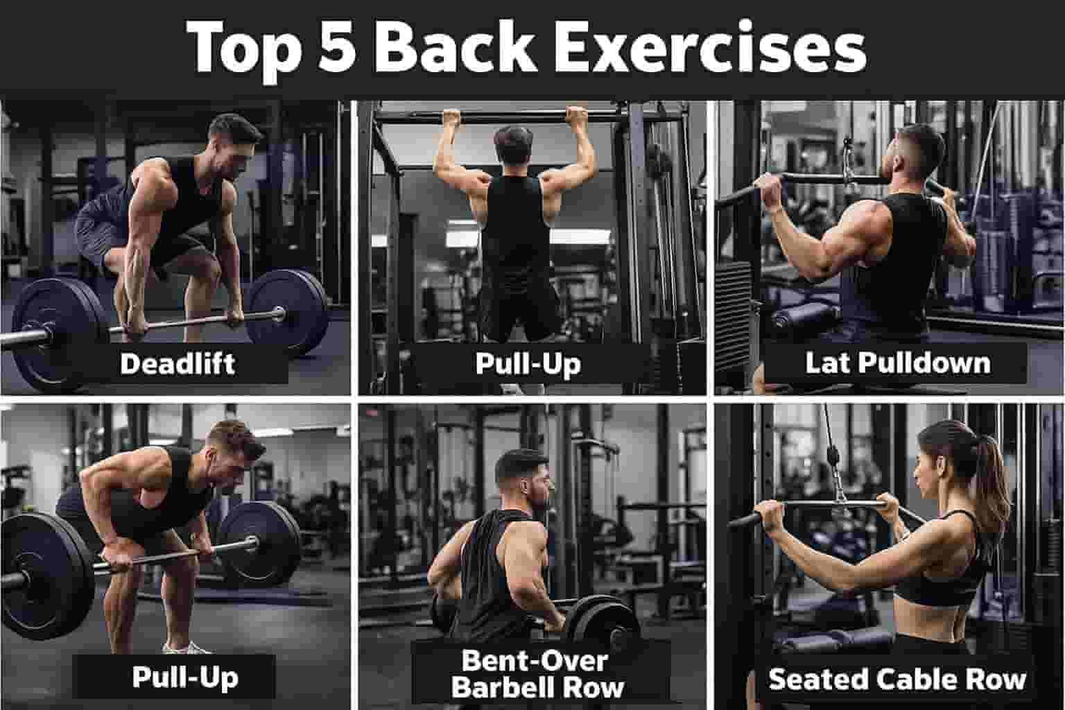 Top 5 Back Exercises for Strength & Muscle Growth