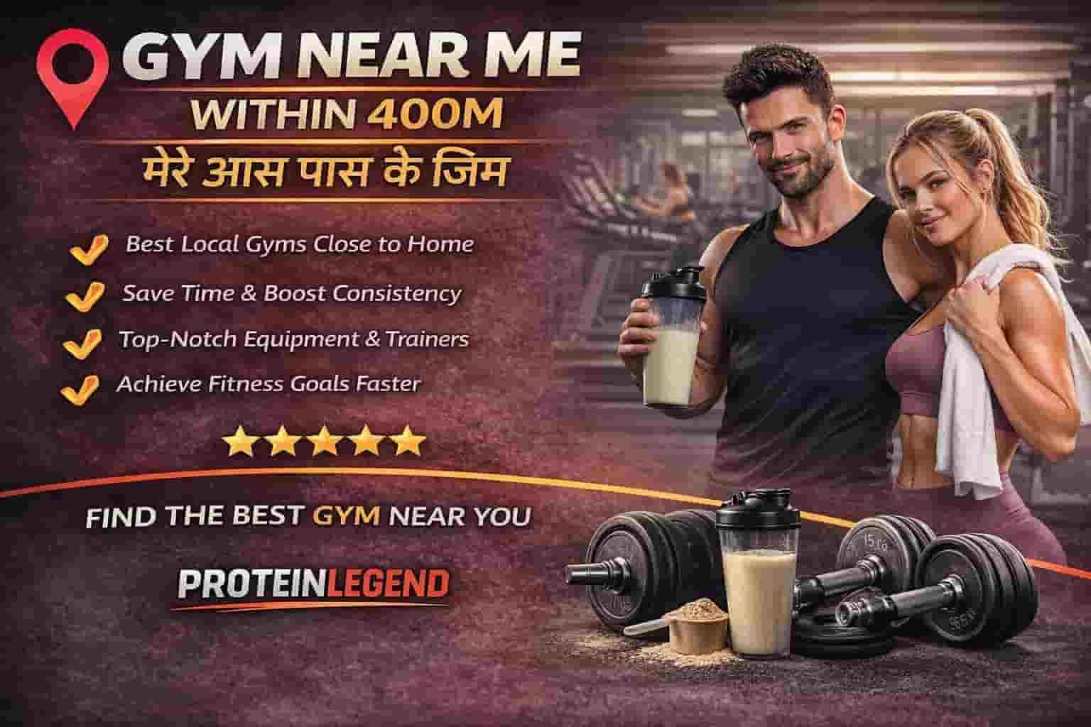 Best Gym Near Me Within 400m