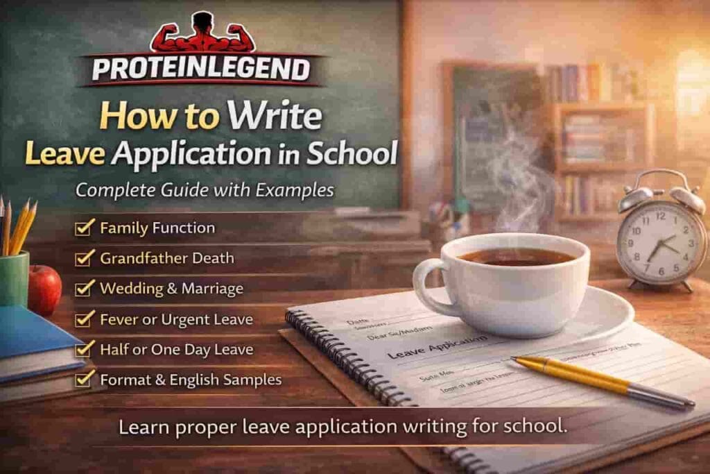 How to Write Leave Application in School