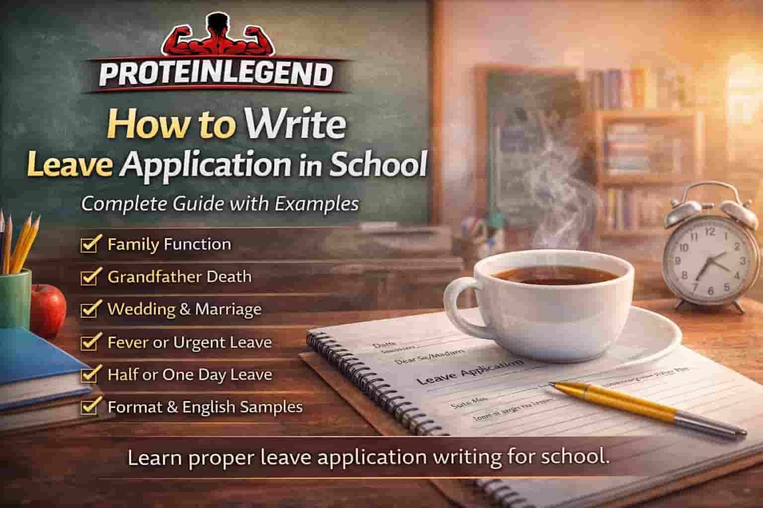 how to write leave application in school – TIPS TO WRITE AN IMPRESSIVE ...