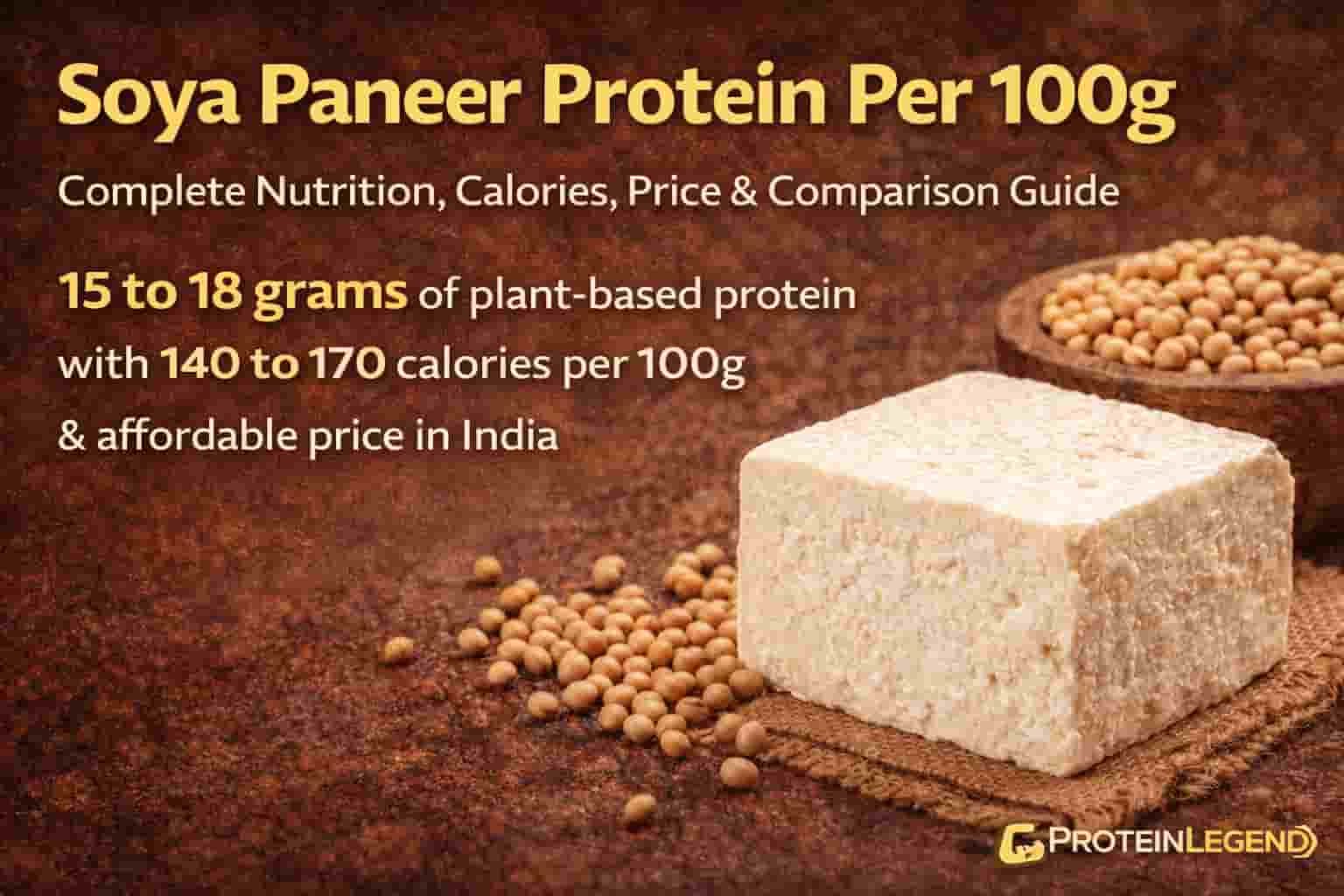 Soya Paneer Protein Per 100g