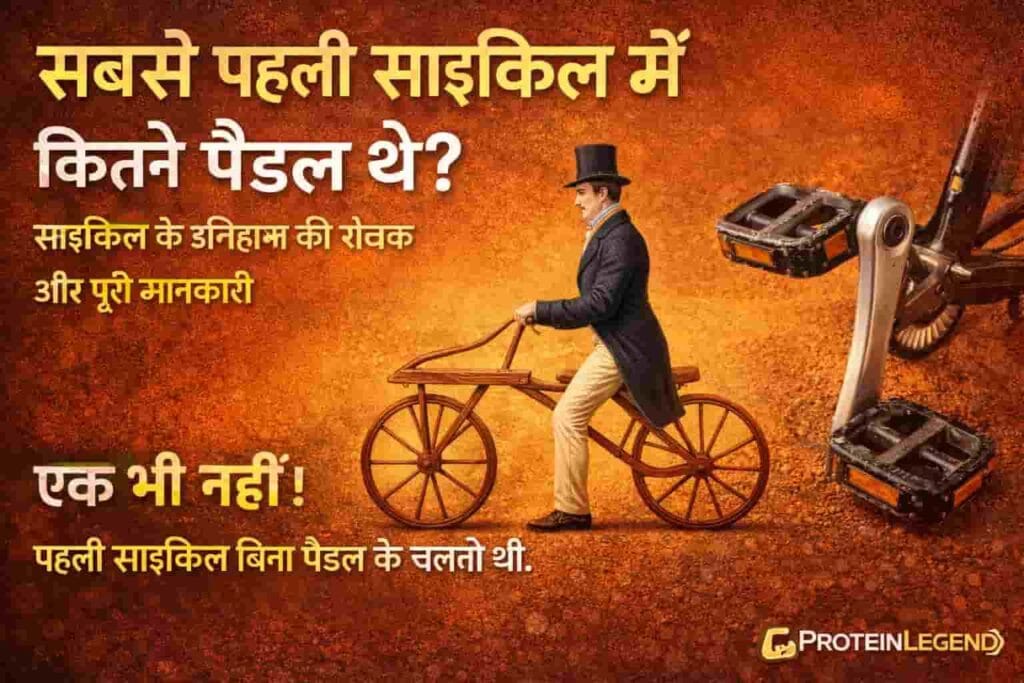 सबसे पहली साइकिल में कितने पैडल थे