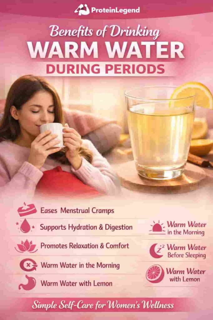 Benefits of Drinking Warm Water During Periods
