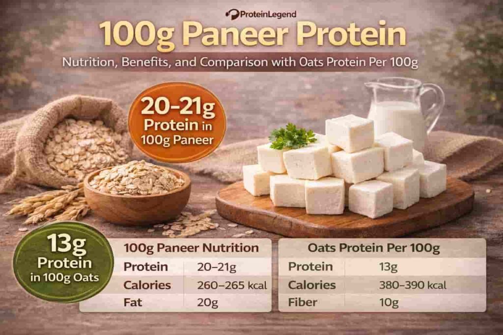 100g Paneer Protein