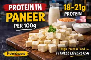 Protein in paneer per 100g